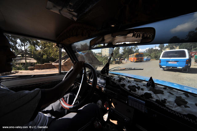 10 Taxi en las calles de Addis Abeba.